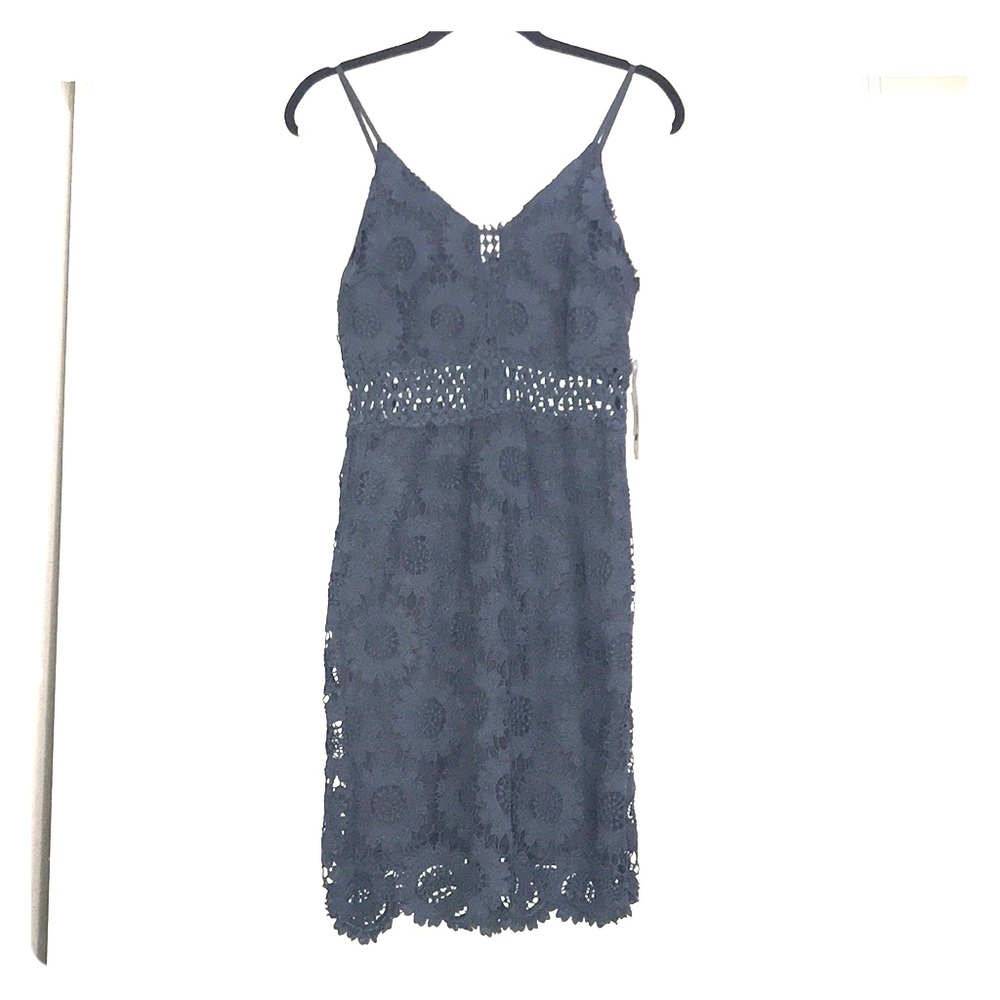 Aqua Mini Dress